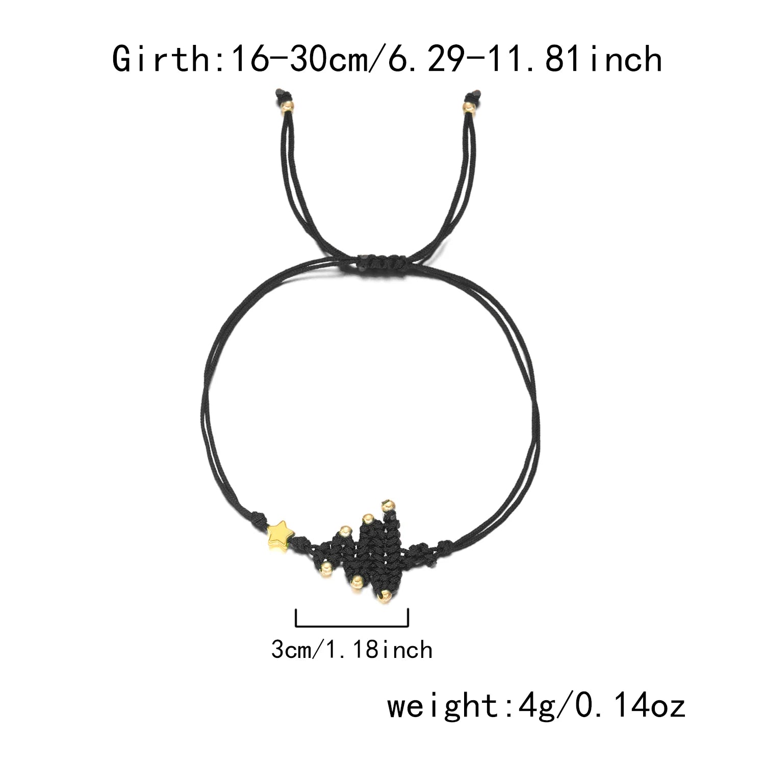 Handmade Red Christmas Tree Bracelet – Festive Woven Charm by CELMYS